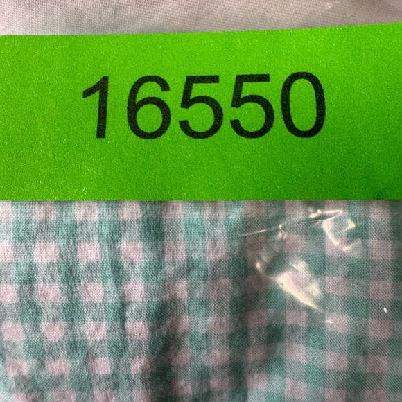 Ralph Lauren Boys Gingham Plaid Button Up Shirt Long Sleeve Peppermint XL(18-20) - Picture 15 of 15